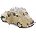 CARSDEMETAL.ES 1951 Renault 4cv avec des lumières à tortues beige 1:18 Solino S1806605