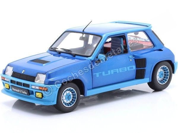 Cochesdemetal.es 1982 Renault 5 R5 Turbo 1 Azul Bitono 1:18 Solido S1801308