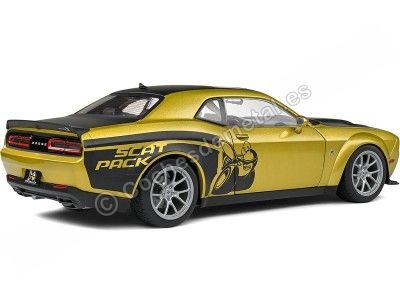 Cochesdemetal.es 2020 Dodge Challenger RT Scat Pack Widebody Streetfighter Goldrush 1:18 Solido S1805707 2