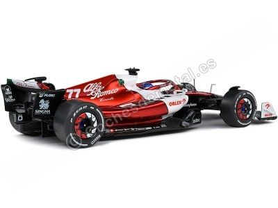 Cochesdemetal.es 2022 Alfa Romeo C42 Nº77 Valtteri Bottas GP F1 Imola 1:18 Solido S1810201 2