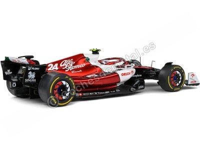 Cochesdemetal.es 2022 Alfa Romeo C42 Nº24 Zhou Guanyu GP F1 Canadá 1:18 Solido S1810202 2
