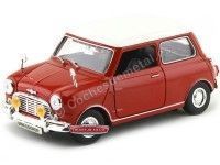 1959 Old Mini Cooper Rojo/Blanco 1:18 Motor Max 73113