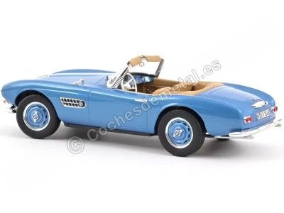 Cochesdemetal.es 1956 BMW 507 Cabriolet Azul Metalizado 1:18 Norev 183234 2