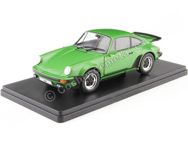 Cochesdemetal.es 1974 Porsche 911 (930) Turbo Verde Metalizado 1:24 WhiteBox 124188