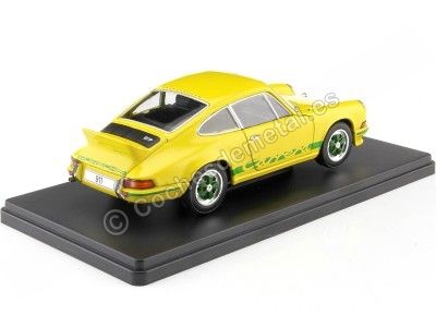 Cochesdemetal.es 1972 Porsche 911 Carrera 2.7 RS Amarillo/Verde 1:24 WhiteBox 124189 2