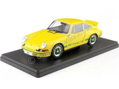 Cochesdemetal.es 1972 Porsche 911 Carrera 2.7 RS Amarillo/Verde 1:24 WhiteBox 124189