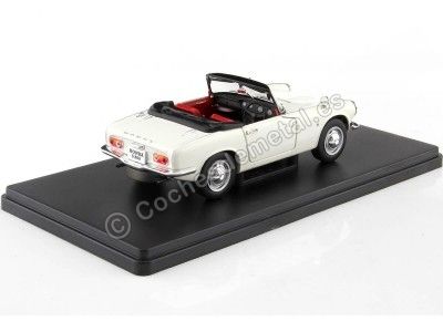 Cochesdemetal.es 1966 Honda S800 Convertible Blanco 1:24 WhiteBox 124184-O 2