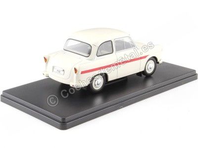 Cochesdemetal.es 1959 Trabant P50 Blanco/Rojo 1:24 WhiteBox 124186 2