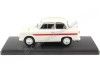 Cochesdemetal.es 1959 Trabant P50 Blanco/Rojo 1:24 WhiteBox 124186