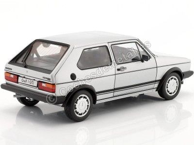 Cochesdemetal.es 1982 Volkswagen Golf 1 Pirelli Gris Metalizado 1:18 Welly 18039 2