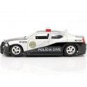 Cochesdemetal.es 2006 Dodge Charger Police civile "Fast & Furious" Blanco / Negro 1:24 Jada Toys 33665 253203079