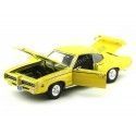 Cochesdemetal.es 1969 Pontiac GTO juge Amarillo 1:18 Motor Max 73133