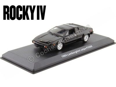 Cochesdemetal.es 1984 Lamborghini Jalpa P3500 "Rocky IV" Negro 1:43 Greenlight 86638