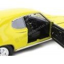 Cochesdemetal.es 1969 Pontiac GTO juge Amarillo 1:18 Motor Max 73133