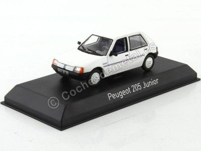 Cochesdemetal.es 1988 Peugeot 205 Junior Blanco 1:43 Norev 471725