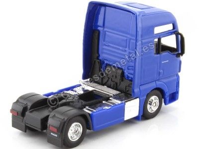 Cochesdemetal.es 2019 Cabeza Tractora MAN TGX 18.440 XXL 2 Ejes Azul 1:64 Welly 68010 2