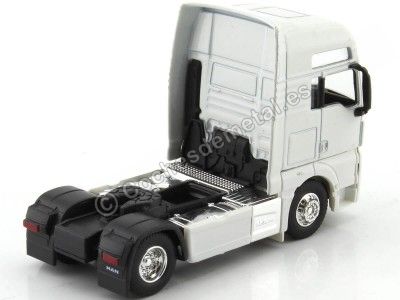 Cochesdemetal.es 2019 Cabeza Tractora MAN TGX 18.440 XXL 2 Ejes Blanco 1:64 Welly 68010 2