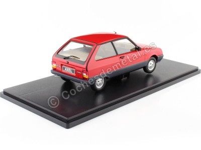 Cochesdemetal.es 1990 Citroen Axel 12 TRS Rojo 1:18 Triple-9 1800336 2