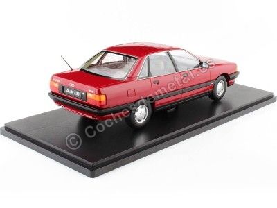 Cochesdemetal.es 1989 Audi 100 2.3E C3 Rojo Tornado 1:18 Triple-9 1800351 2