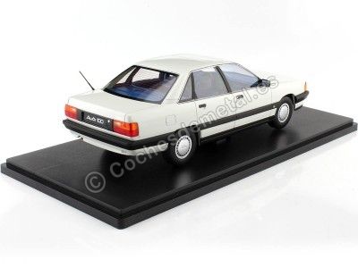 Cochesdemetal.es 1989 Audi 100 2.3E C3 Blanco Alpino 1:18 Triple-9 1800353 2