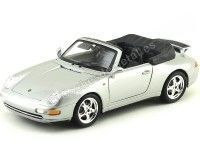 1994 Porsche 911 Carrera Cabriolet Gris 1:18 Bburago 12039