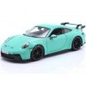 Cochesdemetal.es 2021 Porsche 911 (992) GT3 Verde Menta 1:24 Bburago 21104