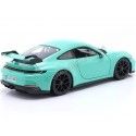 Cochesdemetal.es 2021 Porsche 911 (992) GT3 Mint Green 1:24 Bburago 21104