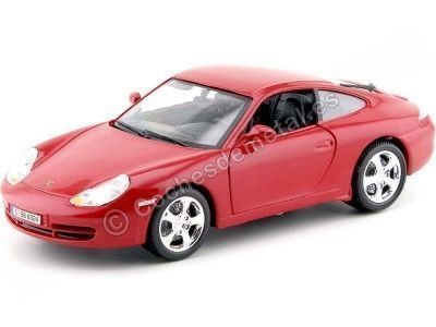 Cochesdemetal.es 1997 Porsche 911 Carrera 4 Coupe Rojo 1:18 Bburago 12037