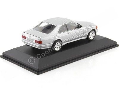 Cochesdemetal.es 1990 Mercedes-Benz 560 SEC AMG Widebody (C126) Gris Plata 1:43 Solido S4310903 2