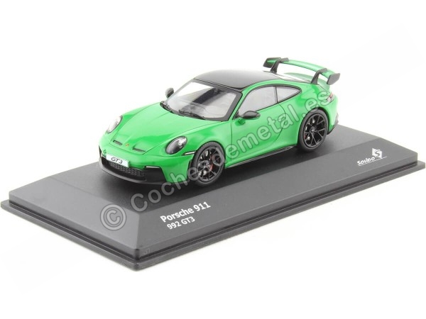 Cochesdemetal.es 2022 Porsche 911 (992) GT3 Verde Pitón /Negro 1:43 Solido S4312502