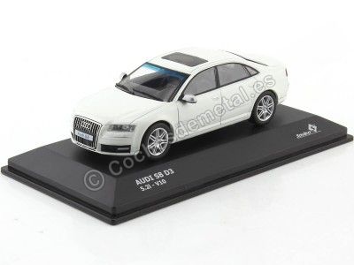 Cochesdemetal.es 2010 Audi S8 (D3) Blanco 1:43 Solido S4313302