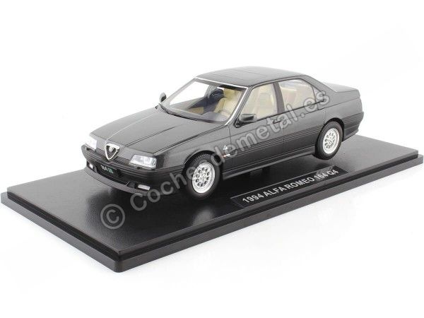 Cochesdemetal.es 1994 Alfa Romeo 164 Q4 Gris Oscuro Metalizado/Negro 1:18 Triple-9 1800325