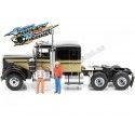 Cochesdemetal.es Set "Los Caraduras" Camión Kenworth W900 + Figuras de Bandit y Cledus 1:18 KK-Scale RK121A012A013