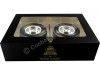 Cochesdemetal.es Set 2 Ruedas Dobles Treaseras Cromadas con Eje para Camión 1:18 Road Kings RK18A010