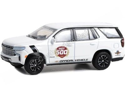 Cochesdemetal.es 2022 Chevrolet Tahoe Official vehicle Indy 500 "Anniversay Collection Series 15" 1:64 Greenlight 28120F