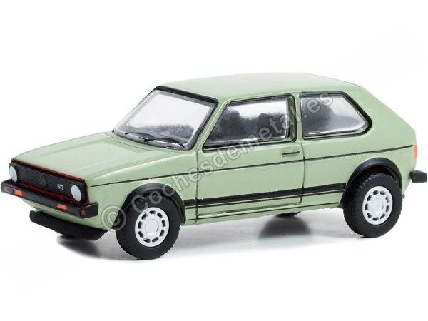 Cochesdemetal.es 1979 Volkswagen VW Golf GTI "Club Vee-Dub Series 16" 1:64 Greenlight 36070D