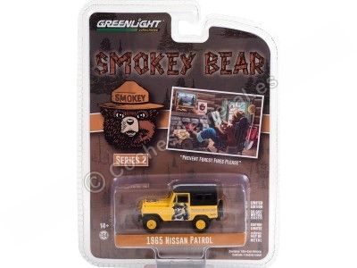 Cochesdemetal.es 1965 Nissan Patrol "Smokey Bear Series 2" 1:64 Greenlight 38040B 2