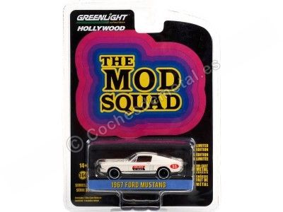 Cochesdemetal.es 1967 Ford Mustang Fastback "The Mod Squad, Hollywood Series 36" 1:64 Greenlight 44960A 2
