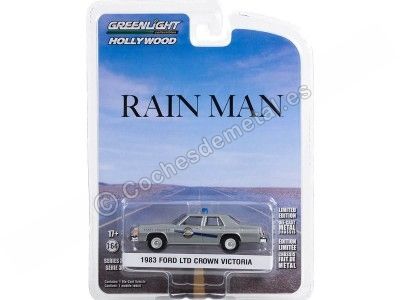 Cochesdemetal.es 1983 Ford LTD Crown Victoria "Rain Man, Hollywood Series 36" 1:64 Greenlight 44960D 2