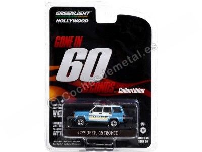 Cochesdemetal.es 1995 Jeep Cherokee "60 segundos, Hollywood Series 36" 1:64 Greenlight 44960E 2