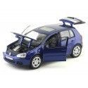 Cochesdemetal.es 2003 Volkswagen Golf V 1.6 FSI Azul Metalizado 1:18 Bburago 12071