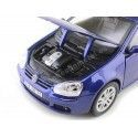 Cochesdemetal.es 2003 Volkswagen Golf V 1.6 FSI Azul Metalizado 1:18 Bburago 12071