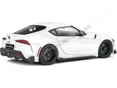 Cochesdemetal.es 2023 Toyota Supra GR Blanco Perla 1:18 Solido S1809002 2