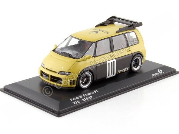 Cochesdemetal.es 1994 Renault Espace F1 V10 810HP Dorado/Negro 1:43 Solido S4313901