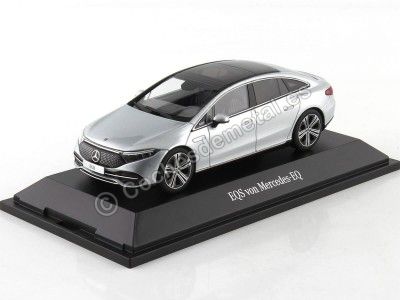 Cochesdemetal.es 2022 Mercedes-Benz EQS (V297) Plateado Hightech 1:43 Dealer Edition B66960572