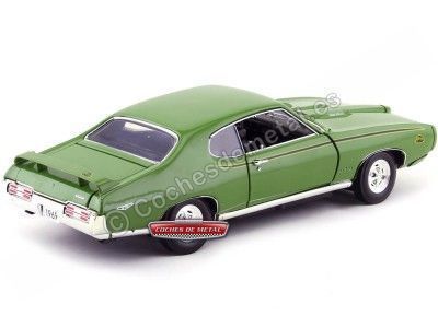 1969 Pontiac GTO Judge Verde 1:18 Motor Max 73133 Cochesdemetal.es 2