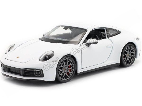 Cochesdemetal.es 2022 Porsche 911 (996) Carrera 4S Blanco 1:24 Welly 24099