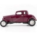1932 Ford Five-Window Coupe Violeta 1:18 Motor Max 73171 Cochesdemetal 8 - Coches de Metal 