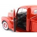 1940 Ford Pickup Truck Rojo 1:18 Motor Max 73170 Cochesdemetal 12 - Coches de Metal 
