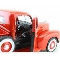 1940 Ford Pickup Truck Rojo 1:18 Motor Max 73170 Cochesdemetal 13 - Coches de Metal 